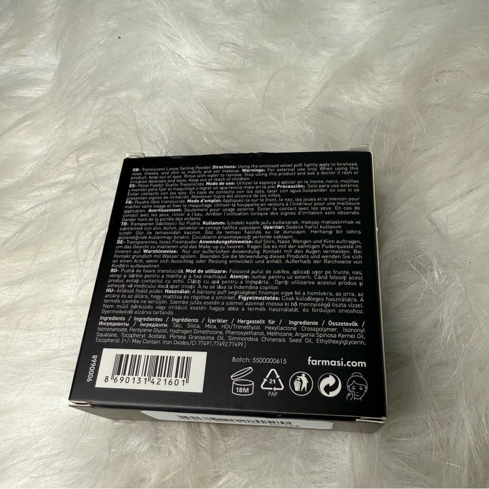 🌟FARMASI TRANSLUCENT LOOSE SETTING POWDER - Picture 3 of 5